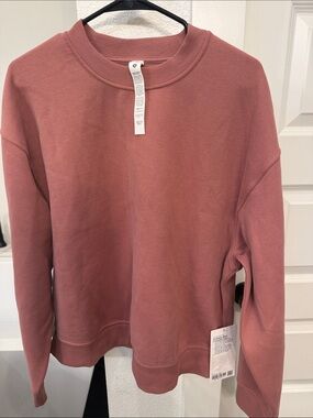 Lululemon Steady State oversized crew- Dusty Rose